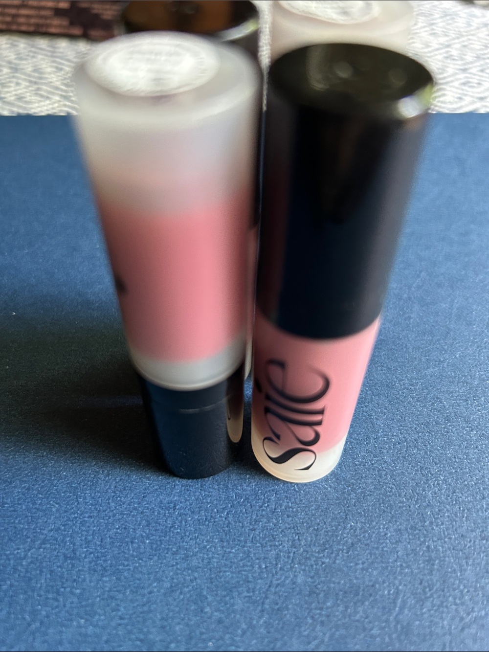 Blush Pink Lip Gloss Duo - Soft Rose Sheen